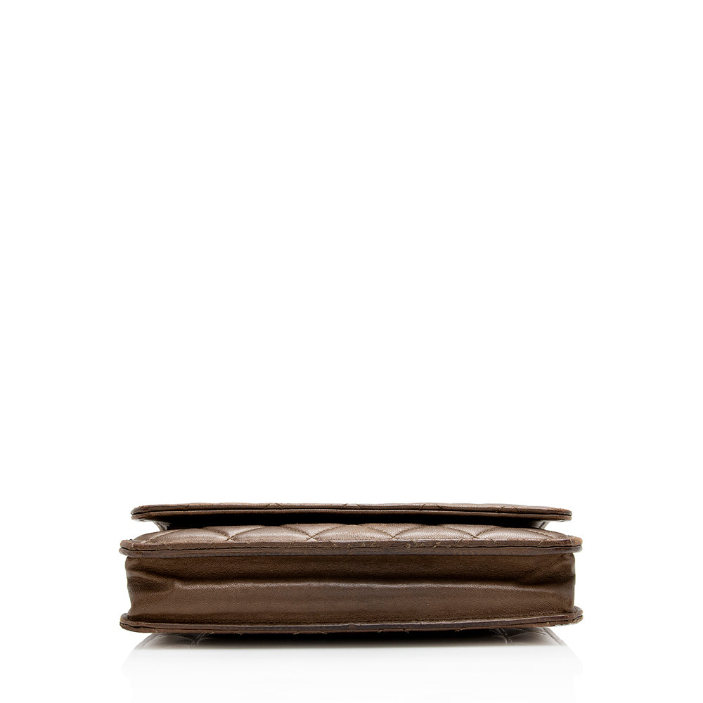 Chanel Metallic Lambskin Classic Wallet on Chain Bag - image 4