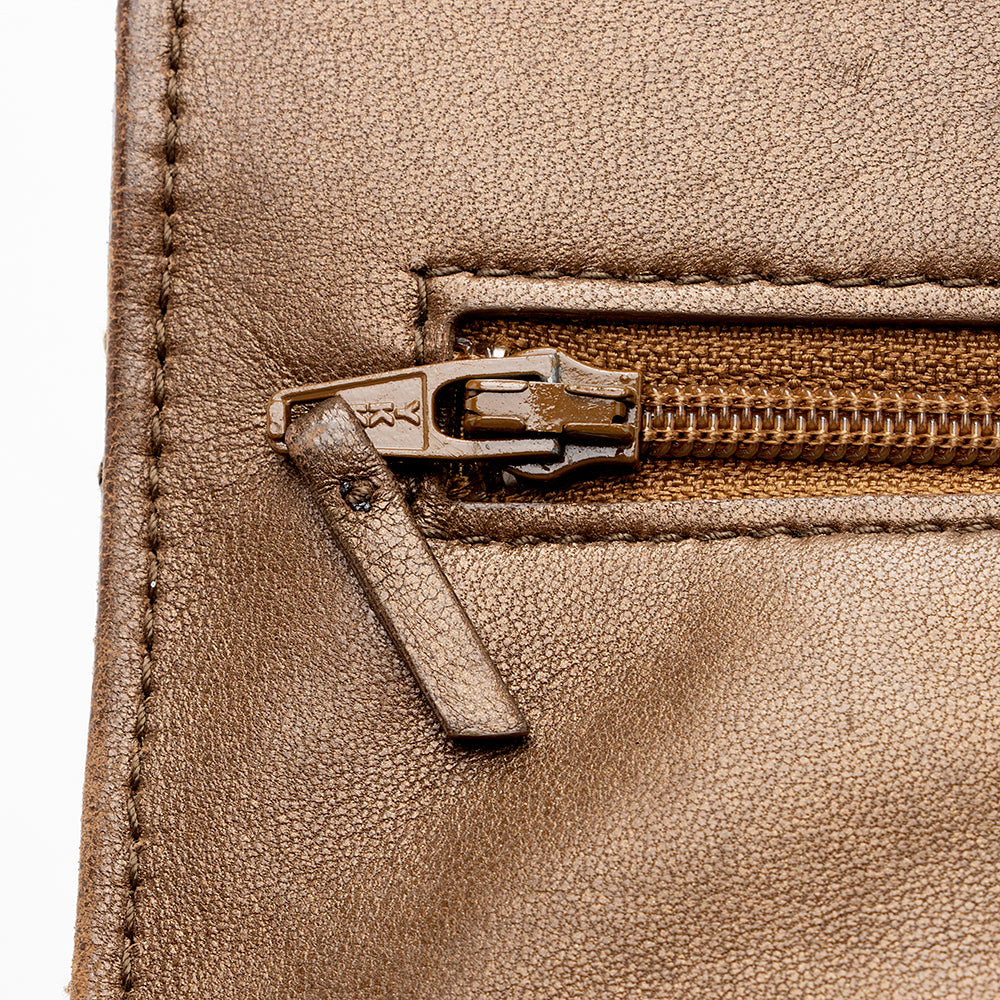 Chanel Metallic Lambskin Classic Wallet on Chain Bag - image 10