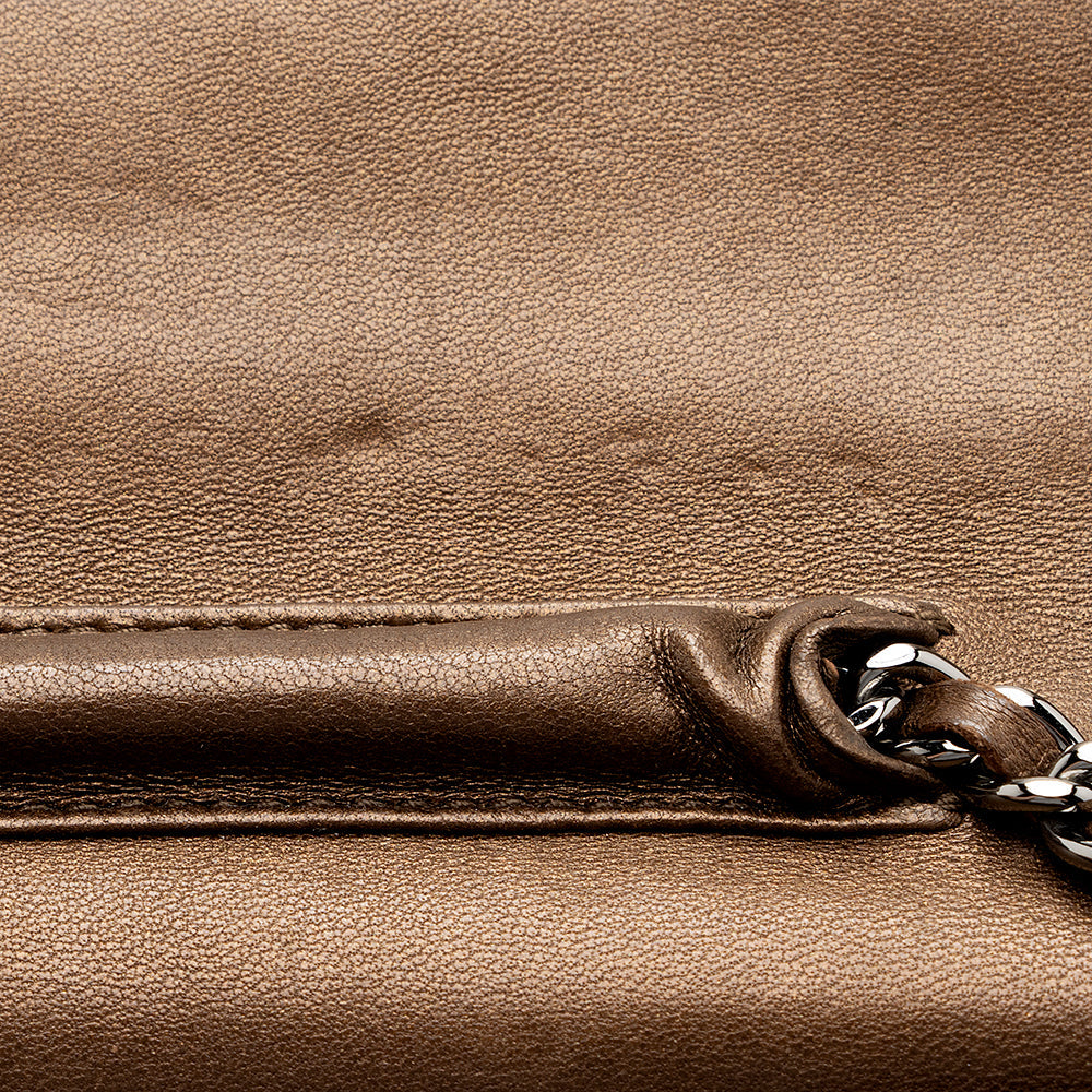 Chanel Metallic Lambskin Classic Wallet on Chain Bag - image 12