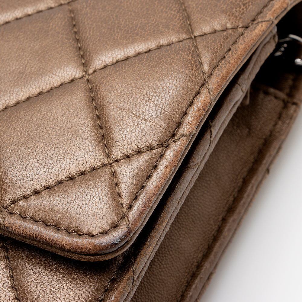 Chanel Metallic Lambskin Classic Wallet on Chain Bag - image 18