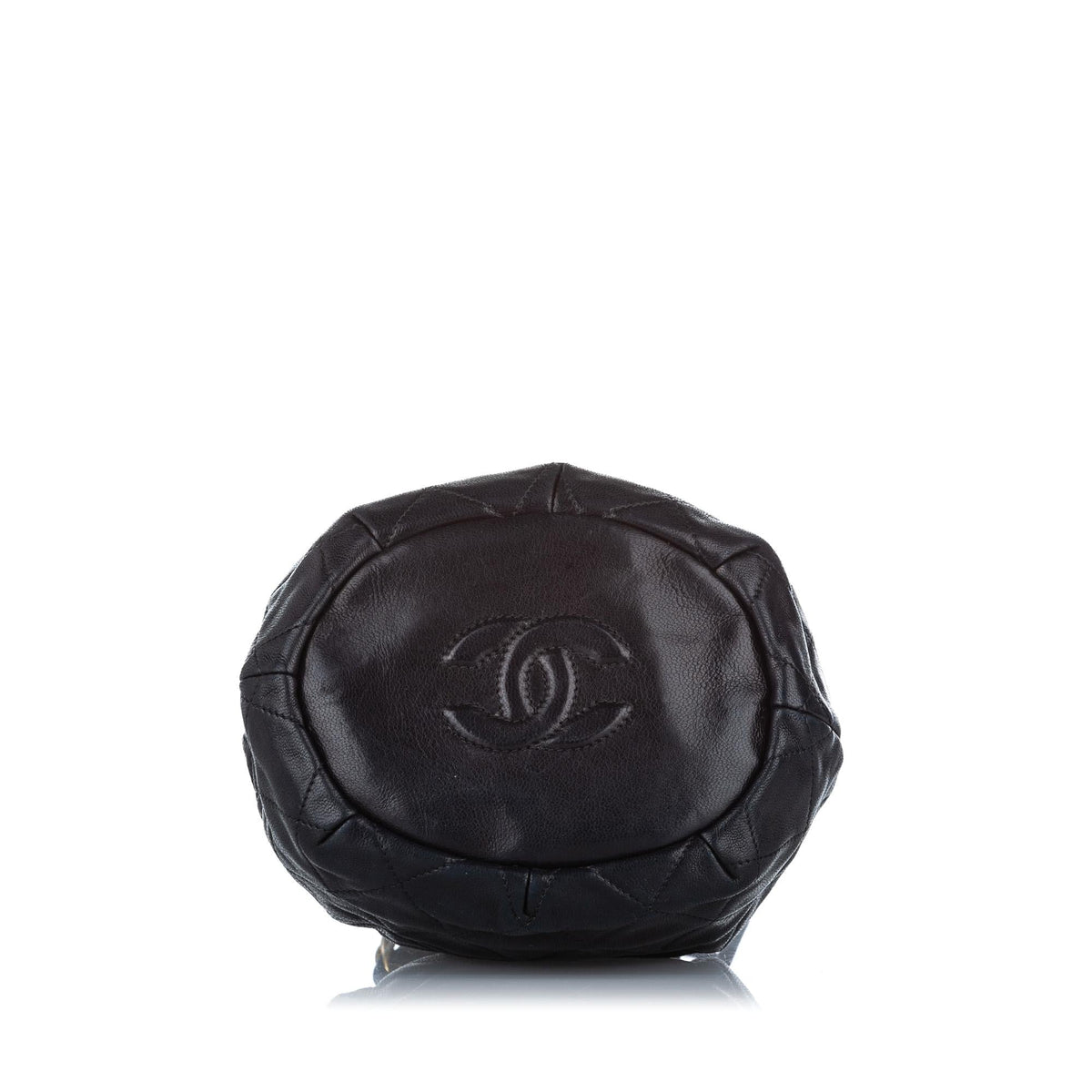 Chanel Mini Classic Lambskin Leather Bucket Bag - image 4
