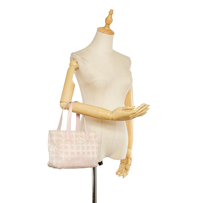 Chanel New Travel Line Canvas Tote Bag - image 5