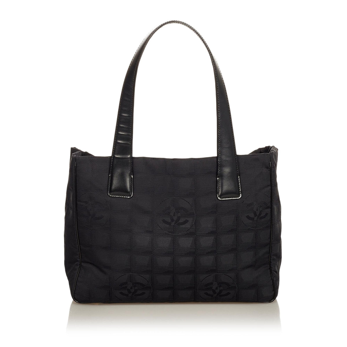 Chanel New Travel Line Canvas Tote Bag - image 3