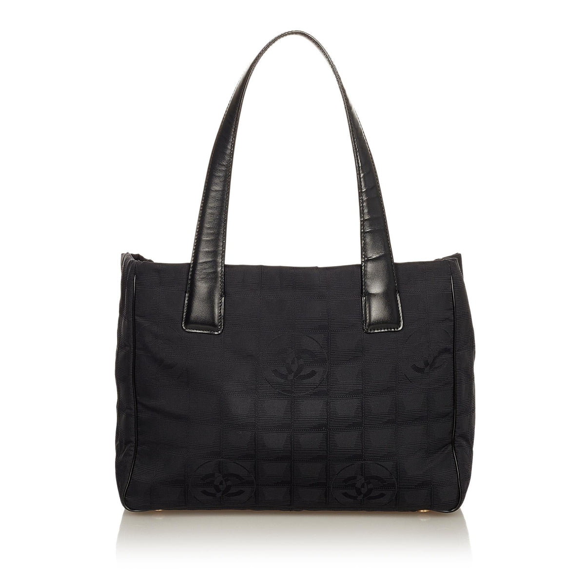 Chanel New Travel Line Canvas Tote Bag - image 1