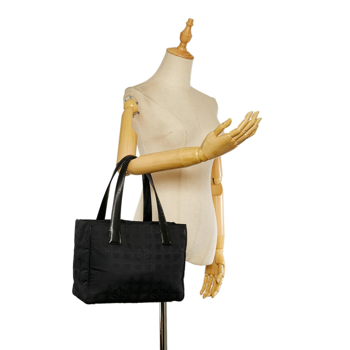 Chanel New Travel Line Canvas Tote Bag - image 5
