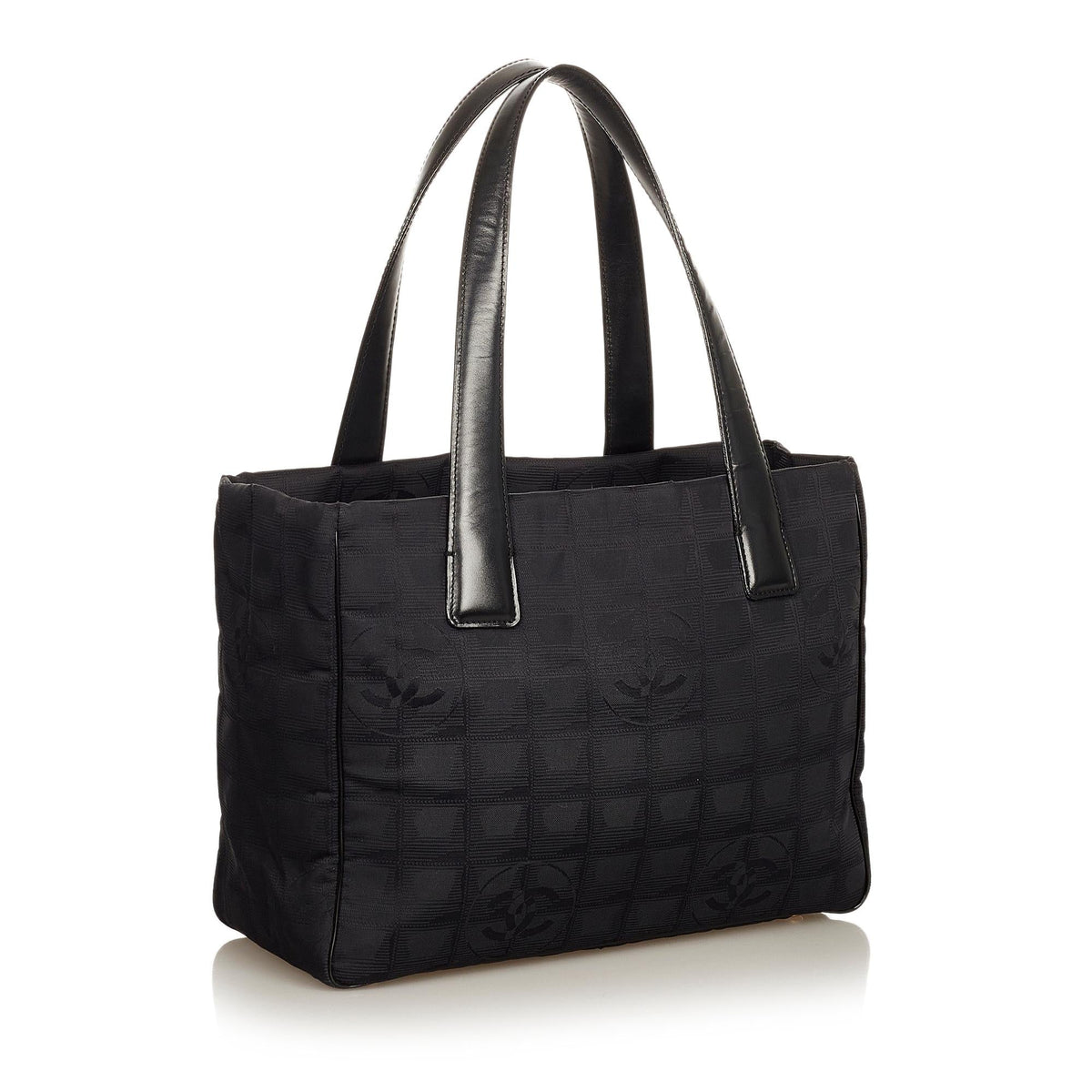 Chanel New Travel Line Canvas Tote Bag - image 2