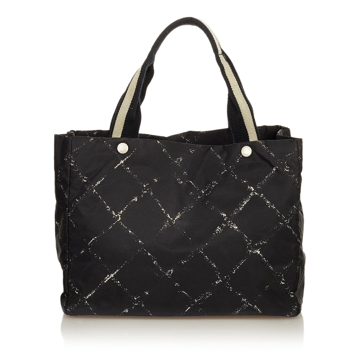 Chanel Old Travel Line Nylon Tote Bag - image 1