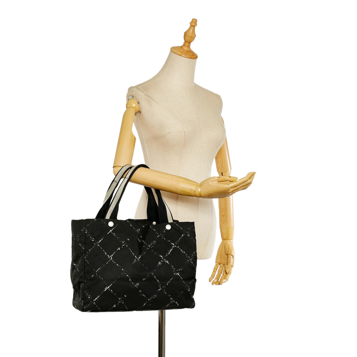 Chanel Old Travel Line Nylon Tote Bag - image 5