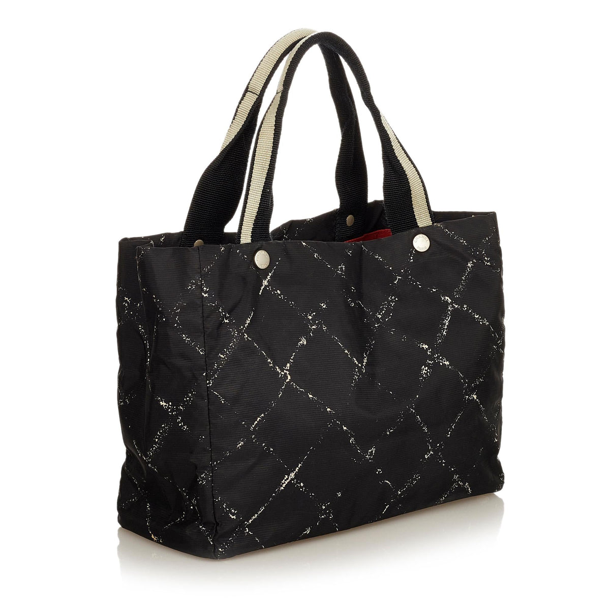 Chanel Old Travel Line Nylon Tote Bag - image 2