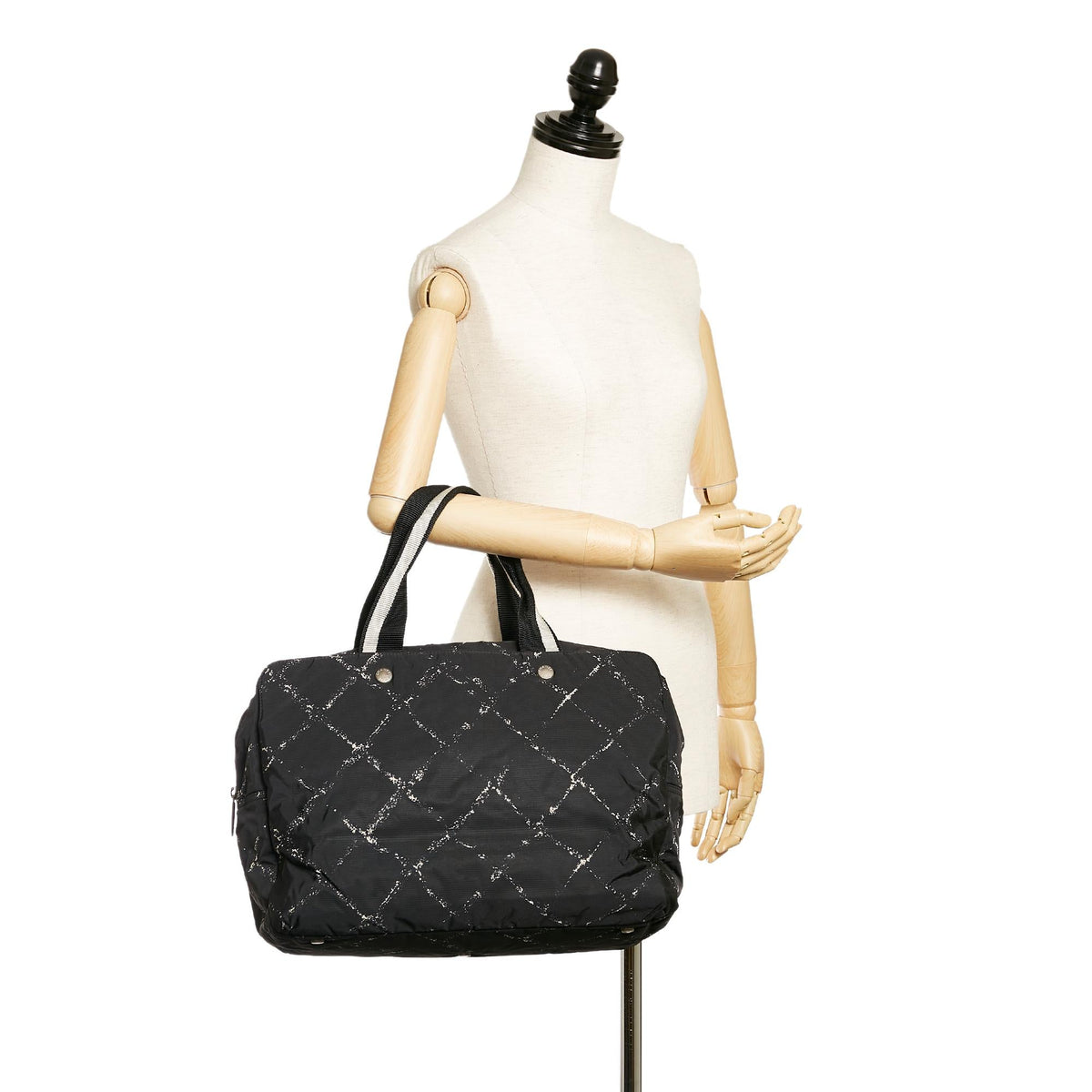Chanel Old Travel Line Nylon Tote Bag - image 5