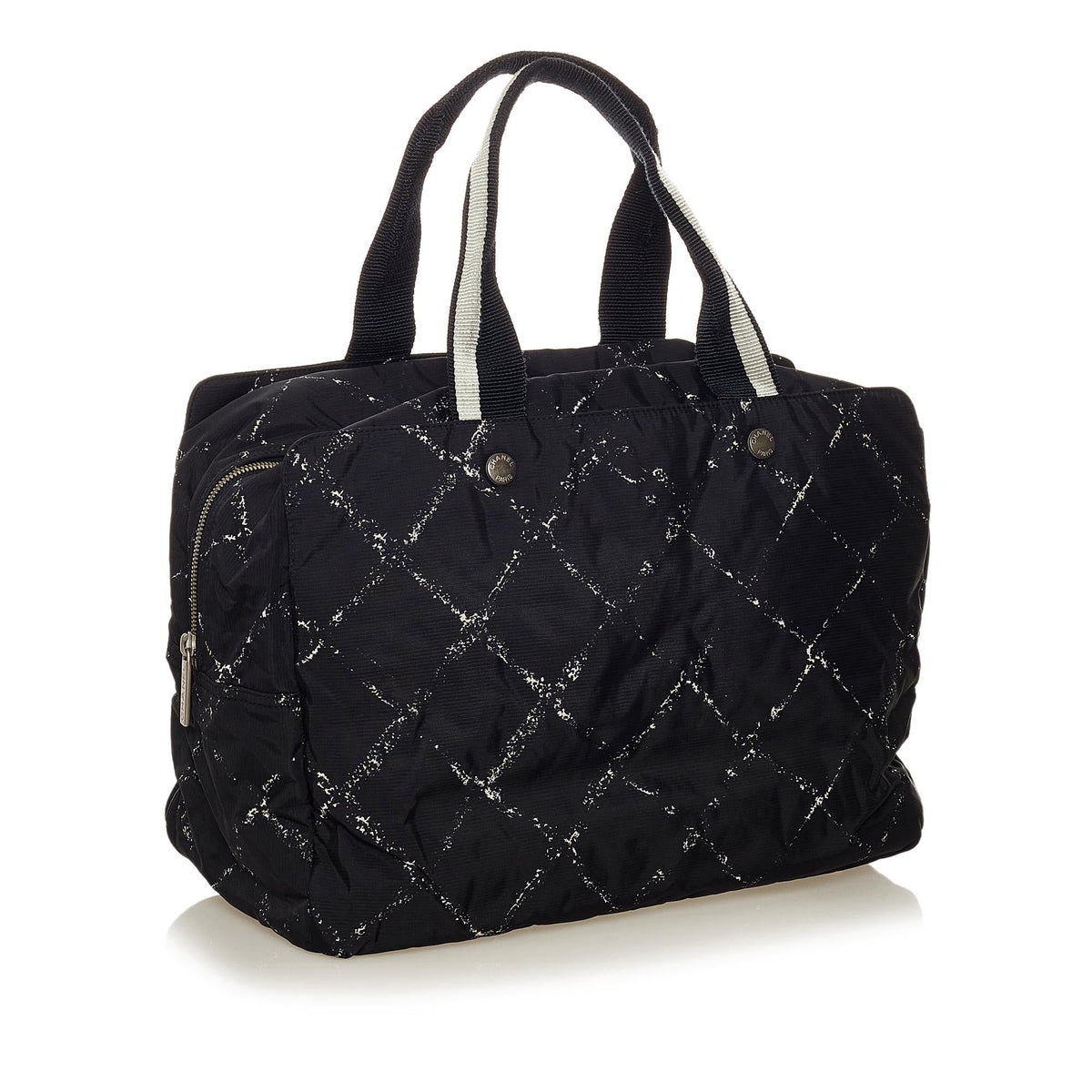 Chanel Old Travel Line Nylon Tote Bag - image 2