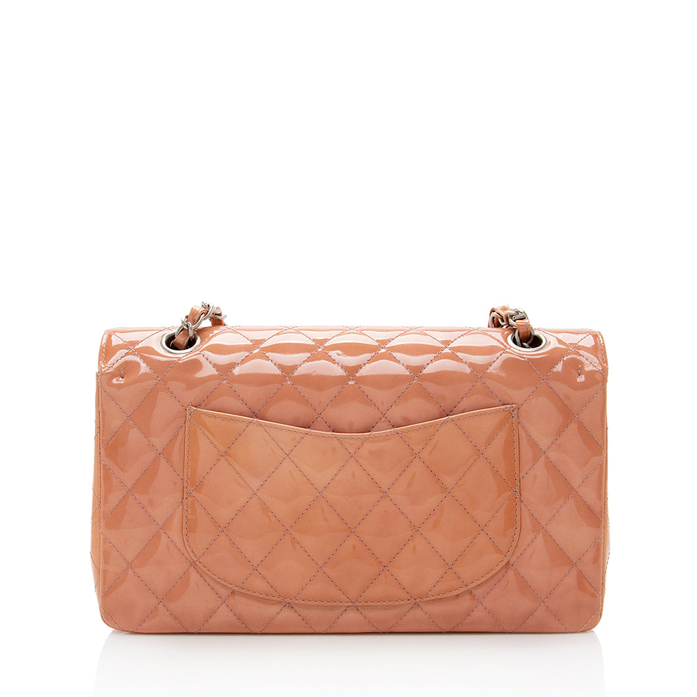 Chanel Patent Leather Classic Medium Double Flap Bag - image 3