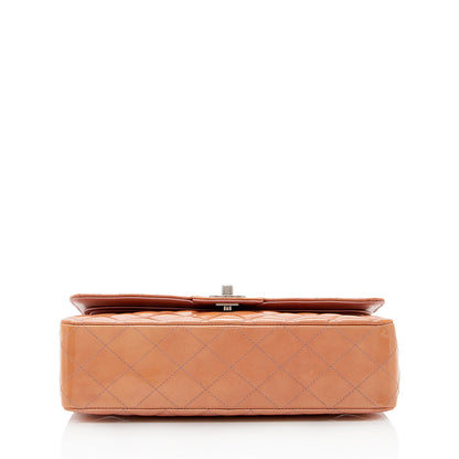 Chanel Patent Leather Classic Medium Double Flap Bag - image 4