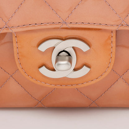 Chanel Patent Leather Classic Medium Double Flap Bag - image 9