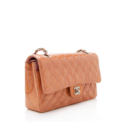 Chanel Patent Leather Classic Medium Double Flap Bag - image 2