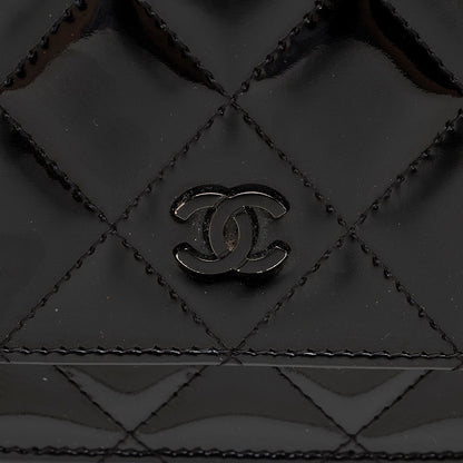Chanel Patent Leather Classic Wallet on Chain Bag - image 10