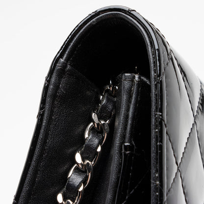 Chanel Patent Leather Classic Wallet on Chain Bag - image 11