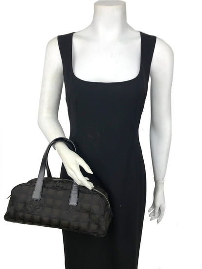 Chanel Printed Nylon Travel Line Baguette - photo 2
