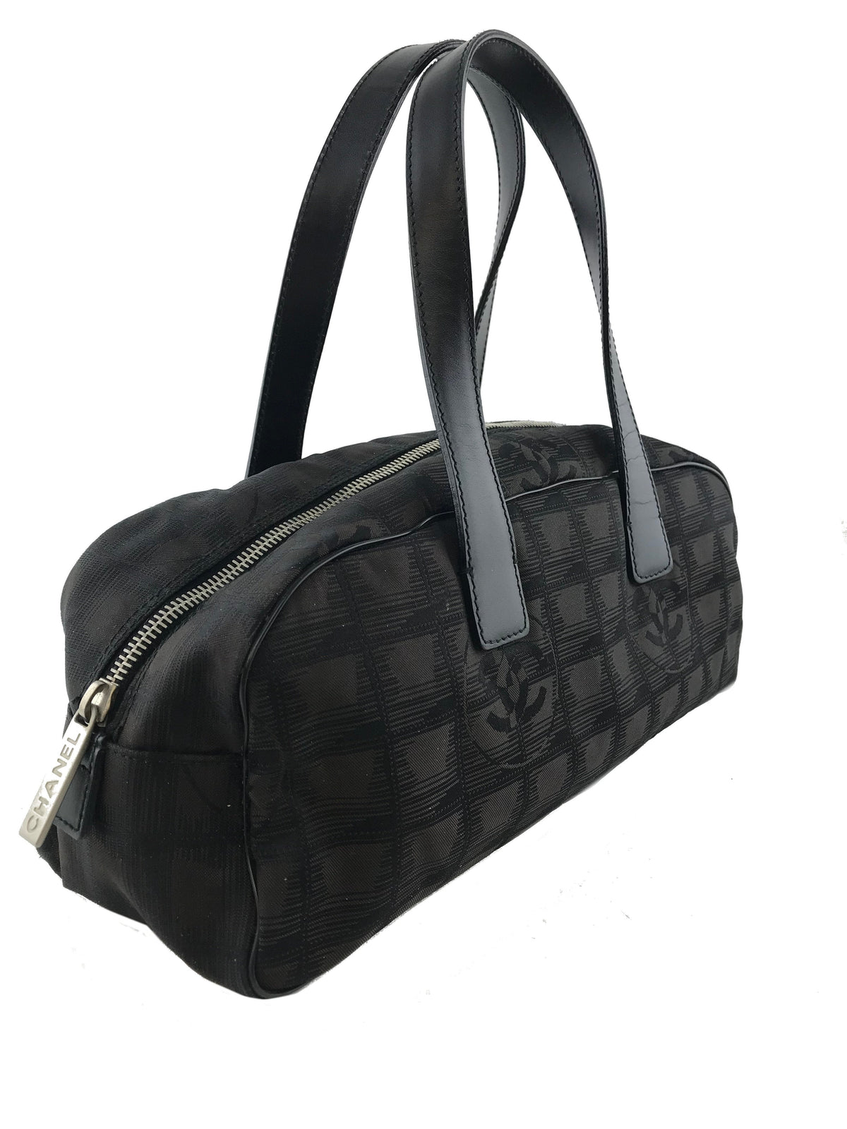 Chanel Printed Nylon Travel Line Baguette - photo 4