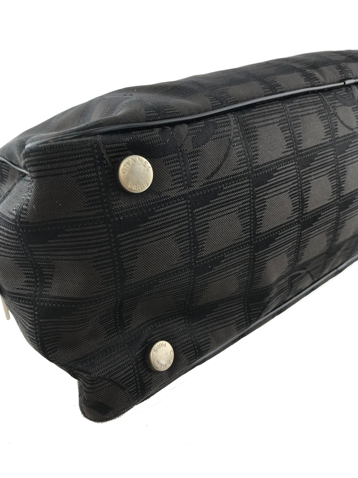Chanel Printed Nylon Travel Line Baguette - photo 8