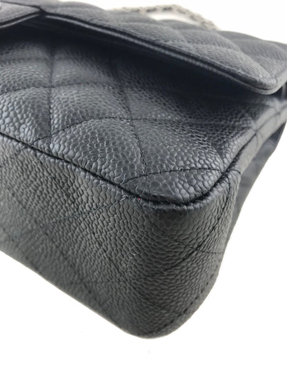 Chanel Quilted Caviar Classic Medium Double Flap Bag - image 7