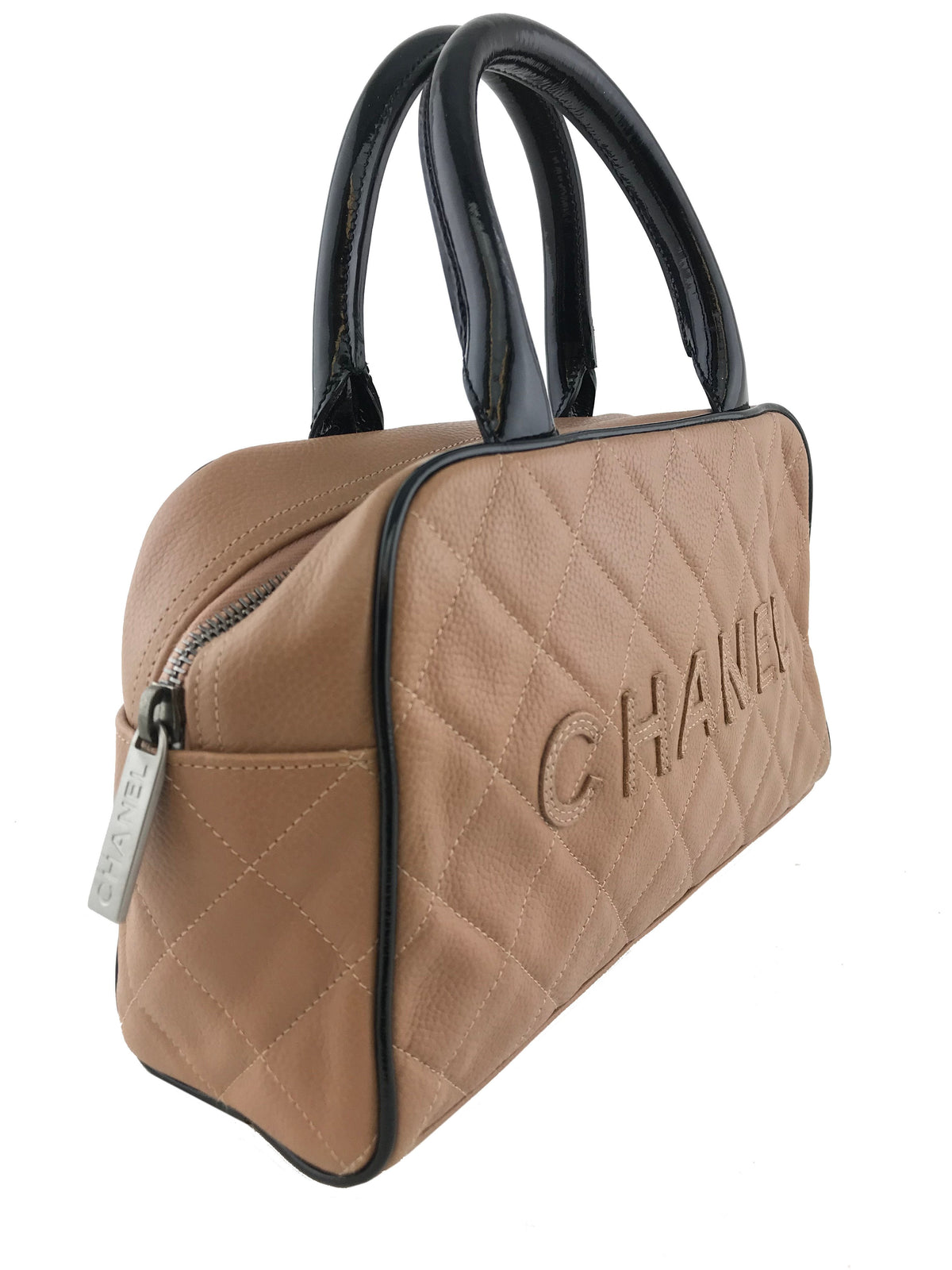 Chanel Quilted Caviar Leather Small Bowler Bag - photo 3