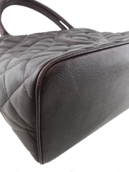 Chanel Quilted Caviar Medallion Tote Bag - photo 6