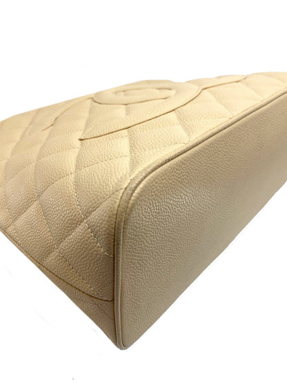 Chanel Quilted Caviar Medallion Tote Bag - image 7