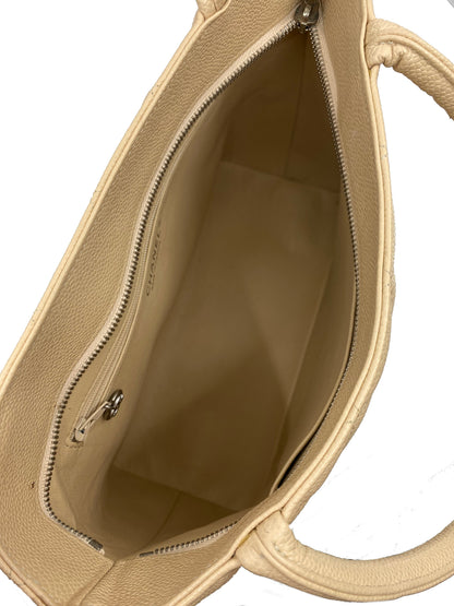 Chanel Quilted Caviar Medallion Tote Bag - image 8