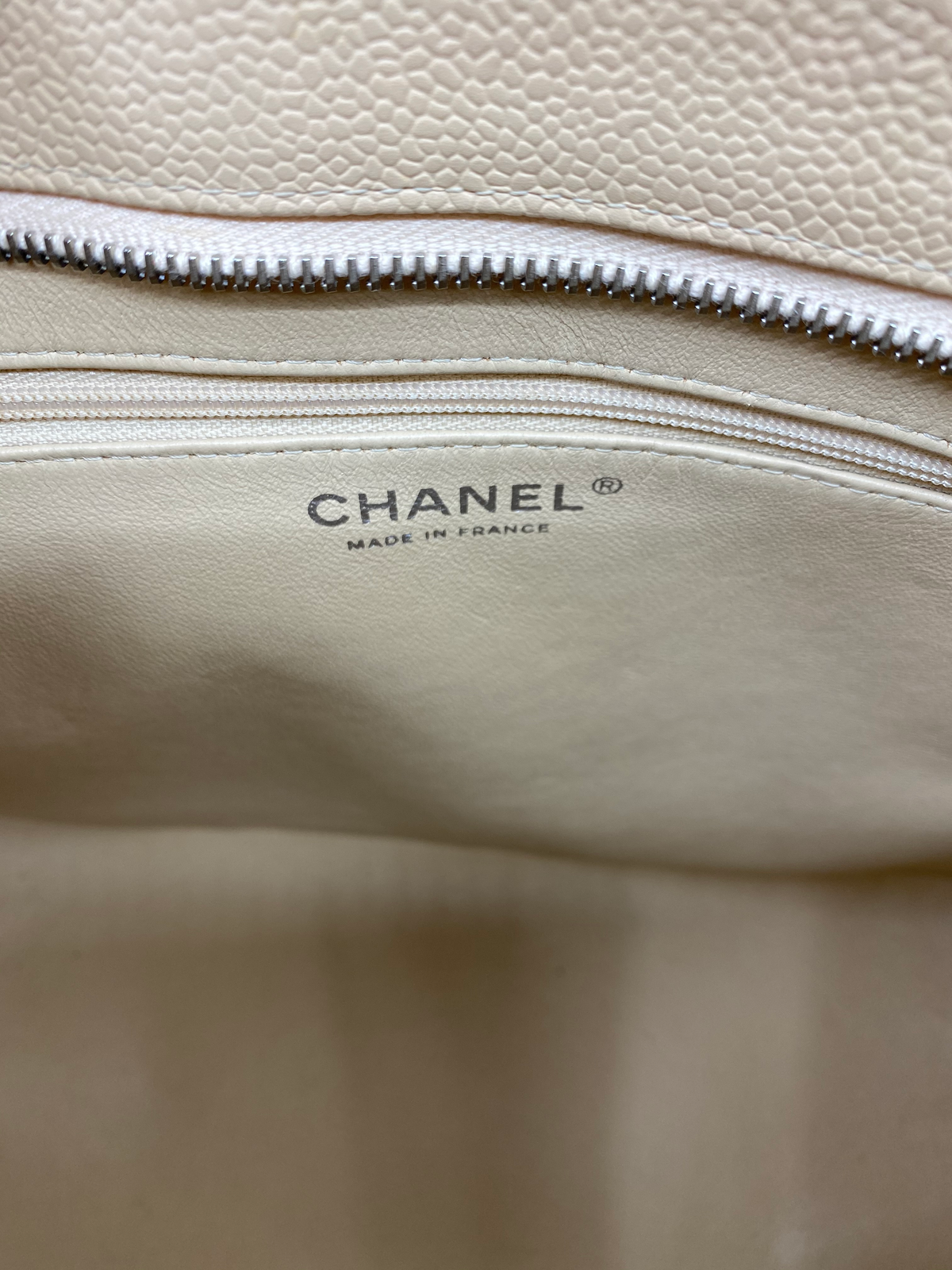 Chanel Quilted Caviar Medallion Tote Bag - image 9