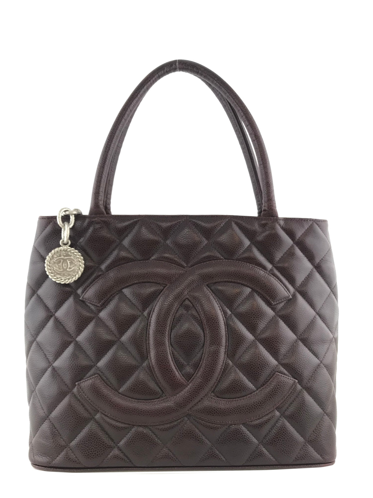 Chanel Quilted Caviar Medallion Tote Bag - photo 1