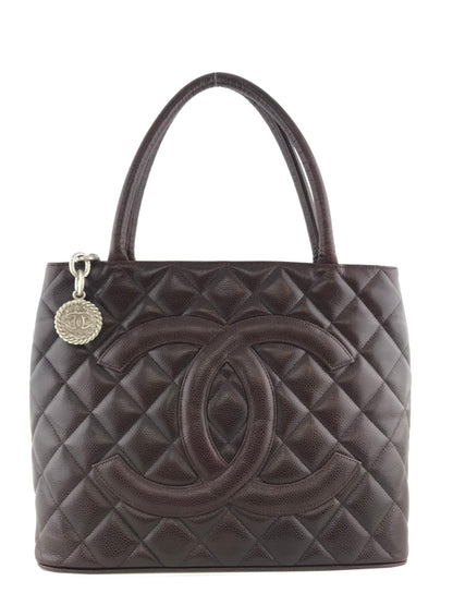 Chanel Quilted Caviar Medallion Tote Bag - photo 1