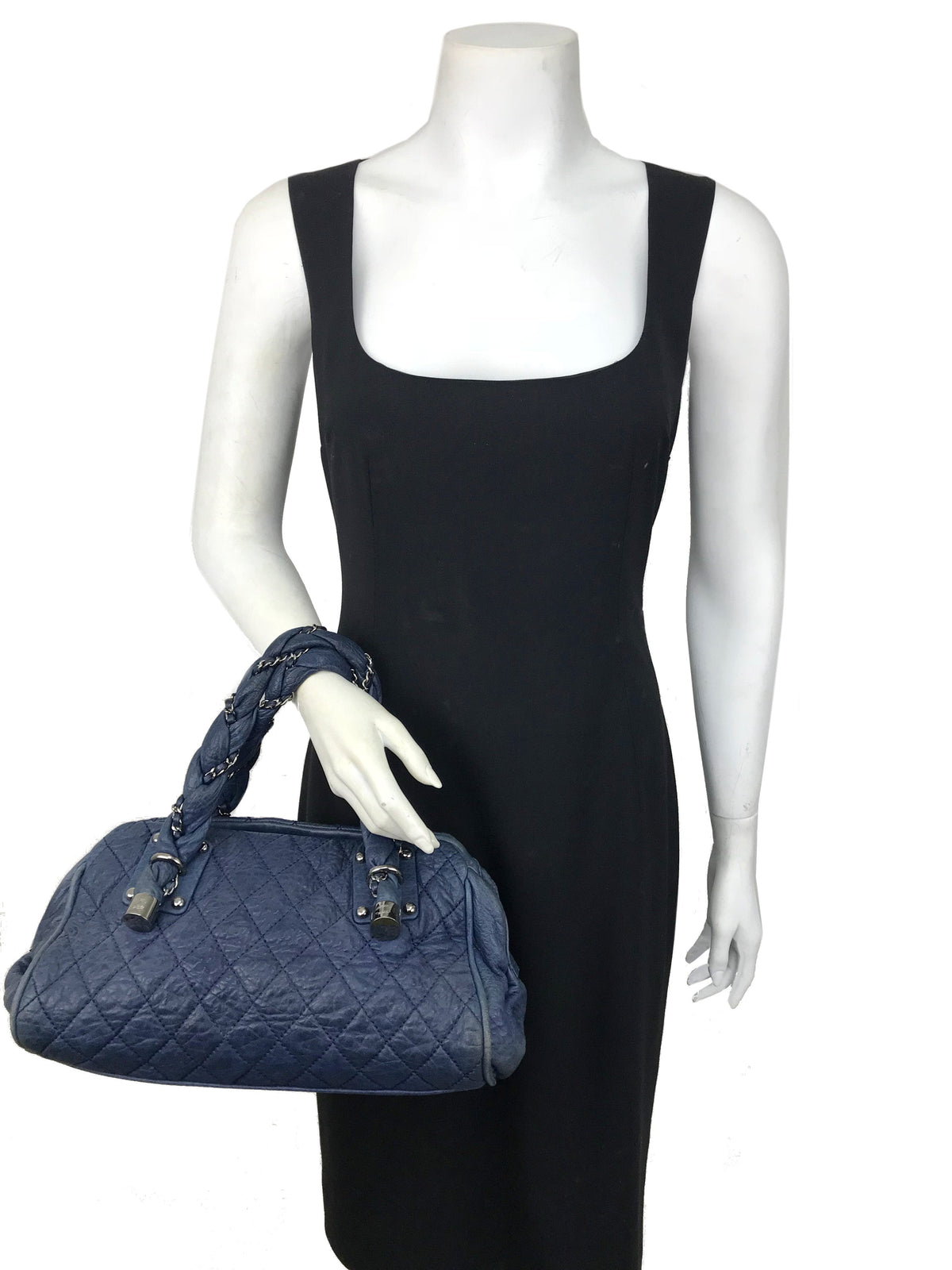 Chanel Quilted Lambskin Lady Braid Satchel Bag - photo 2