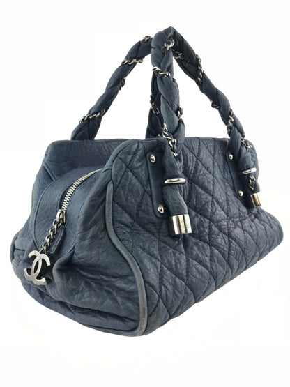 Chanel Quilted Lambskin Lady Braid Satchel Bag - photo 3