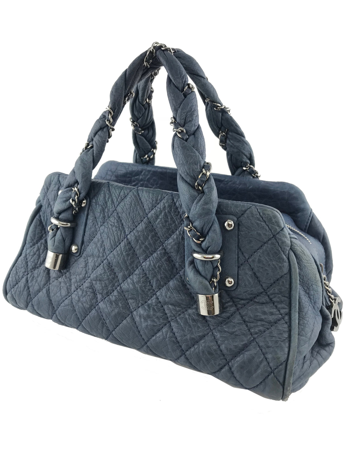 Chanel Quilted Lambskin Lady Braid Satchel Bag - photo 4