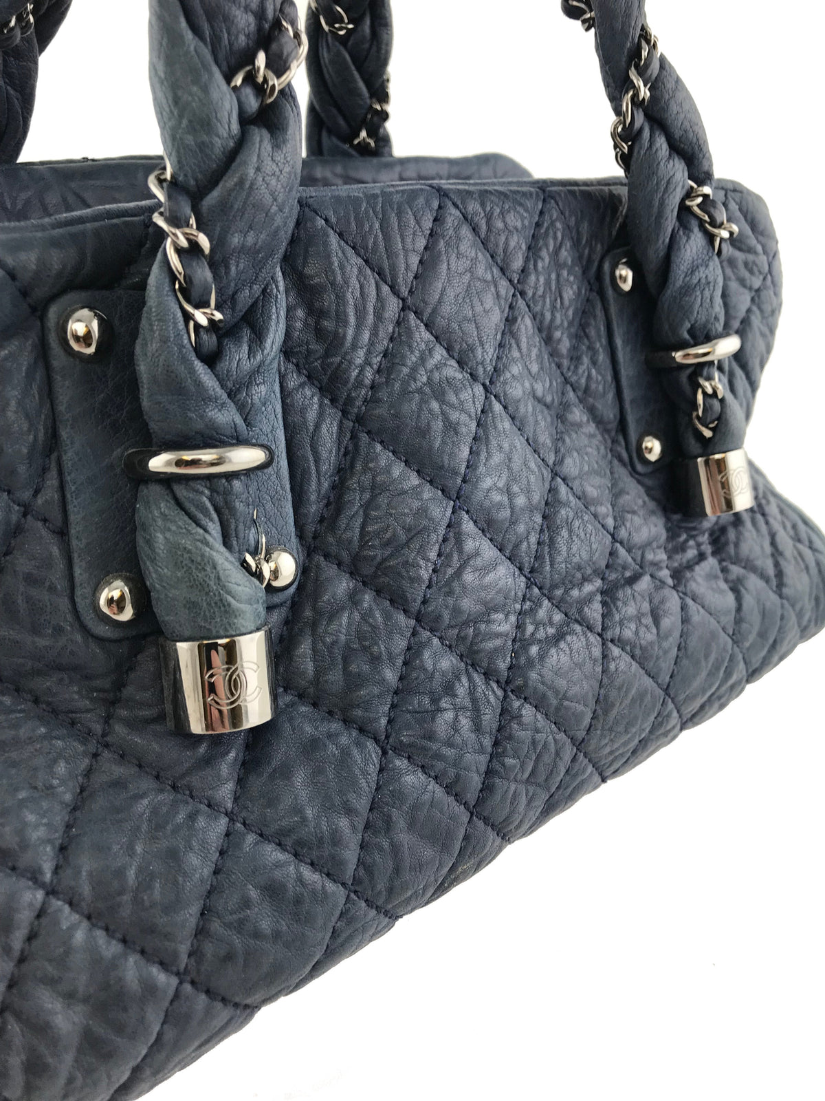 Chanel Quilted Lambskin Lady Braid Satchel Bag - photo 5