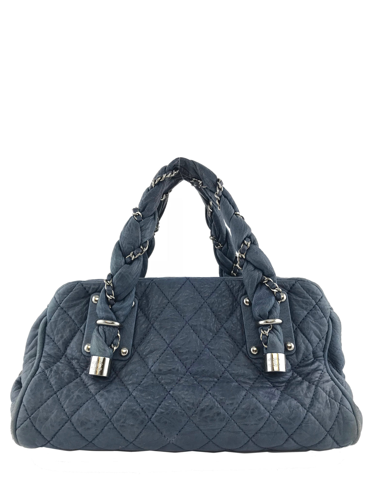 Chanel Quilted Lambskin Lady Braid Satchel Bag - photo 1