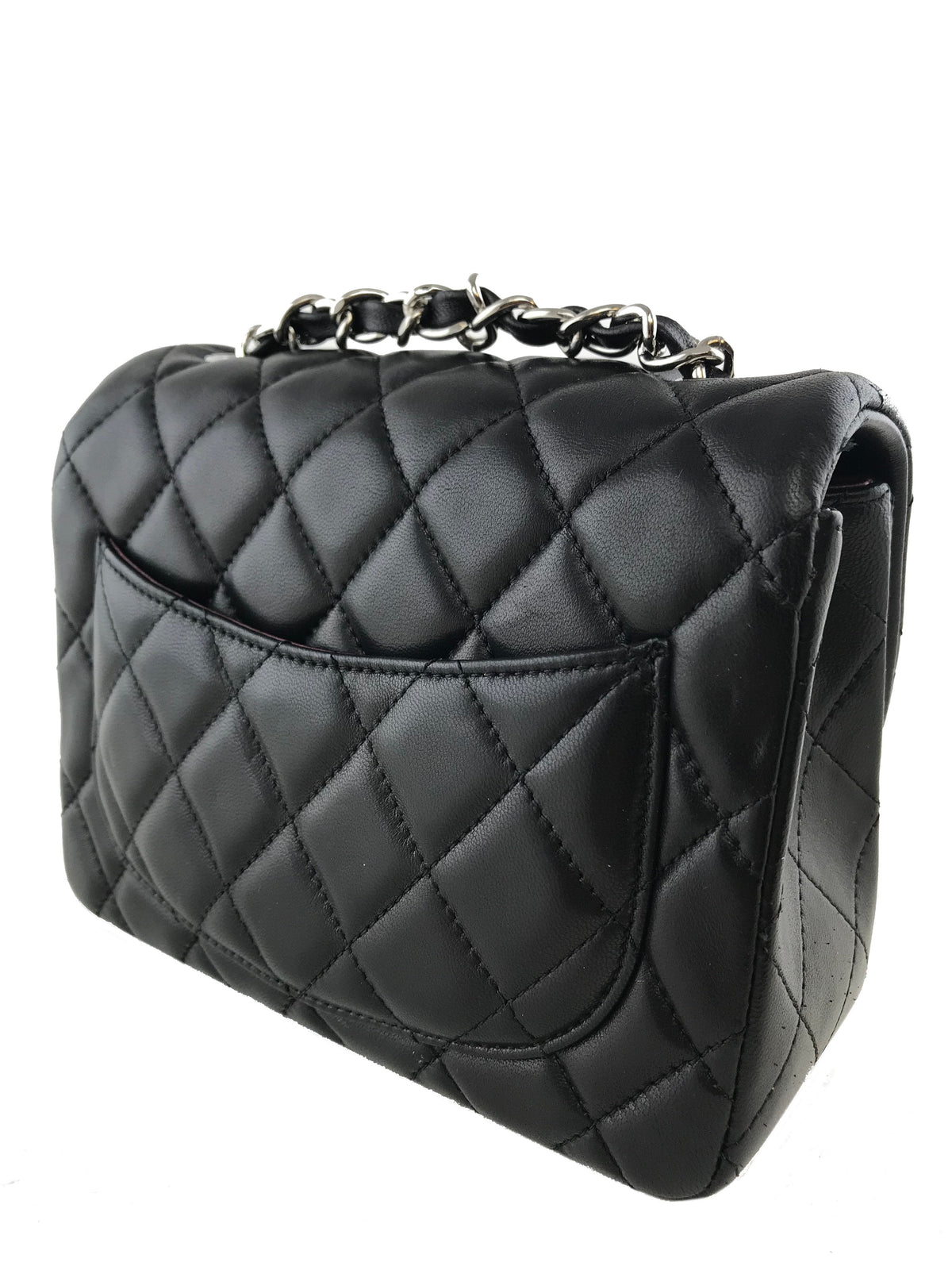Chanel Quilted Lambskin Mini Square Flap Bag - photo 4