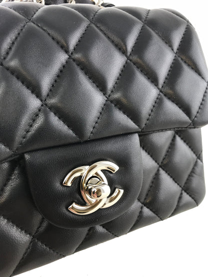 Chanel Quilted Lambskin Mini Square Flap Bag - photo 5