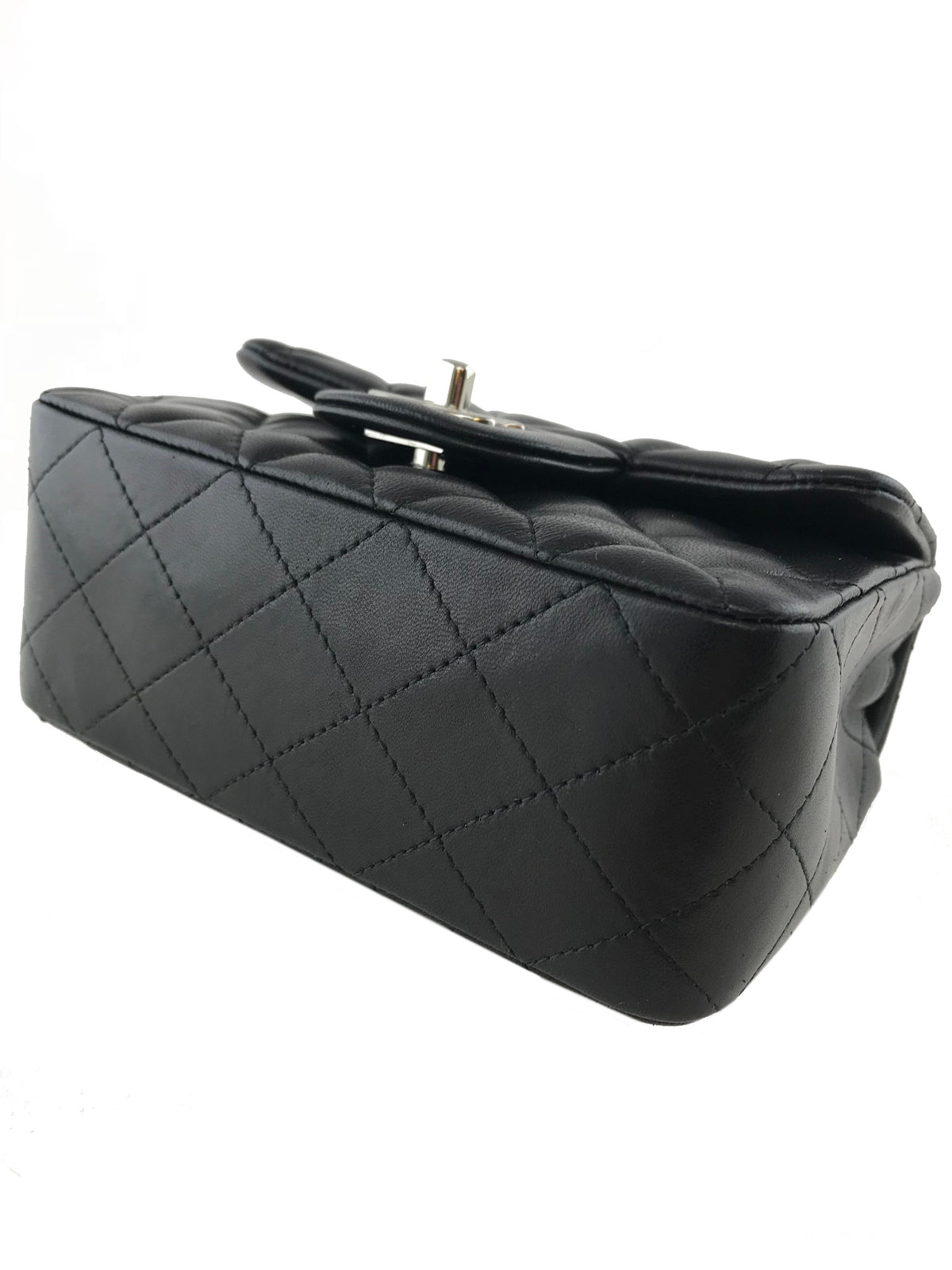 Chanel Quilted Lambskin Mini Square Flap Bag - photo 6