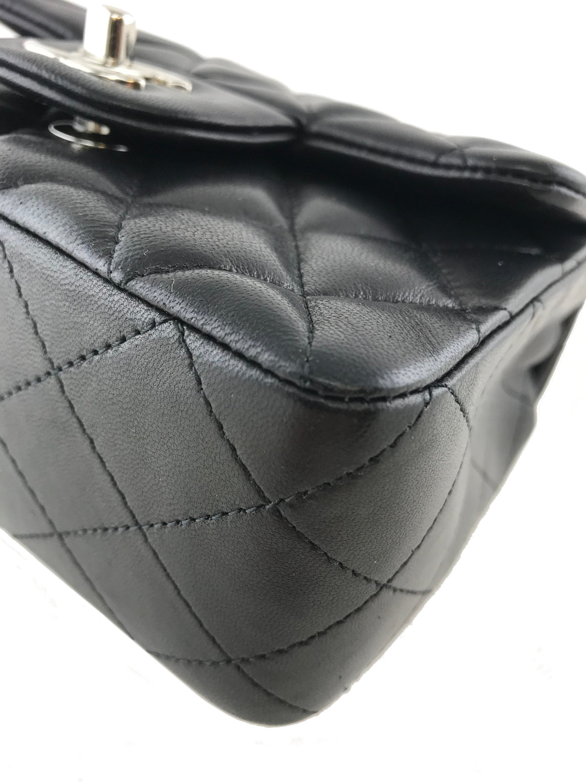 Chanel Quilted Lambskin Mini Square Flap Bag - photo 7