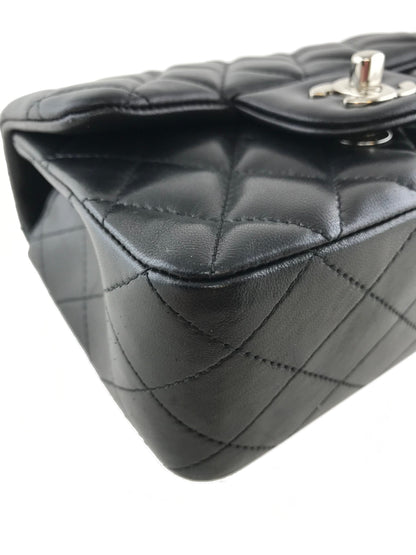 Chanel Quilted Lambskin Mini Square Flap Bag - photo 8