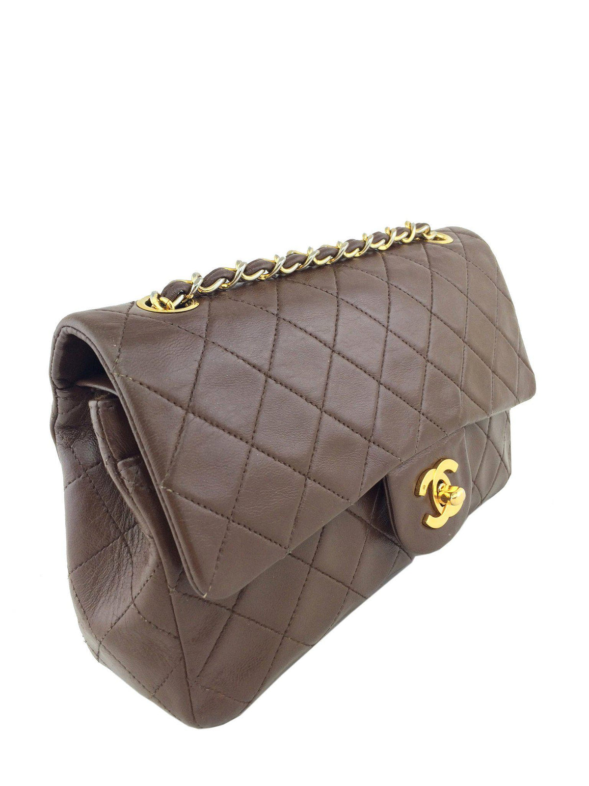 Chanel Quilted Lambskin Small Classic Double Flap Bag - image 3