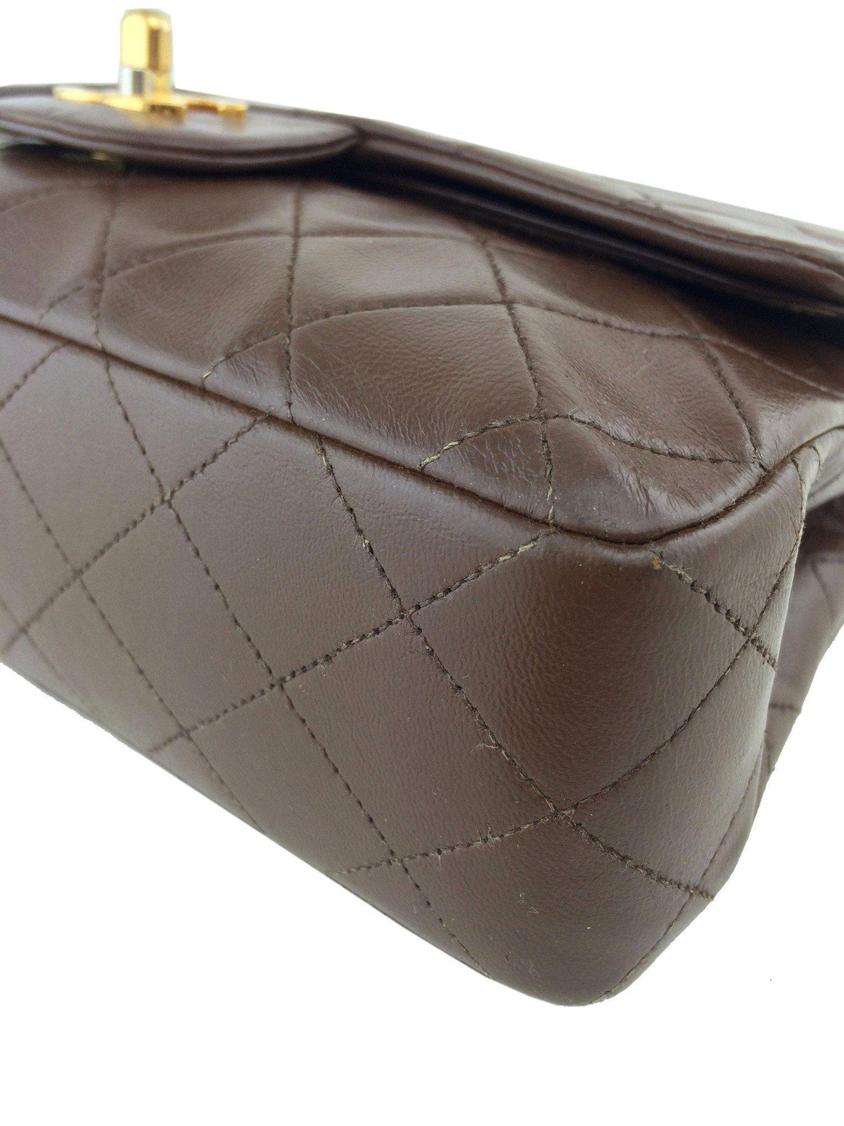 Chanel Quilted Lambskin Small Classic Double Flap Bag - image 7