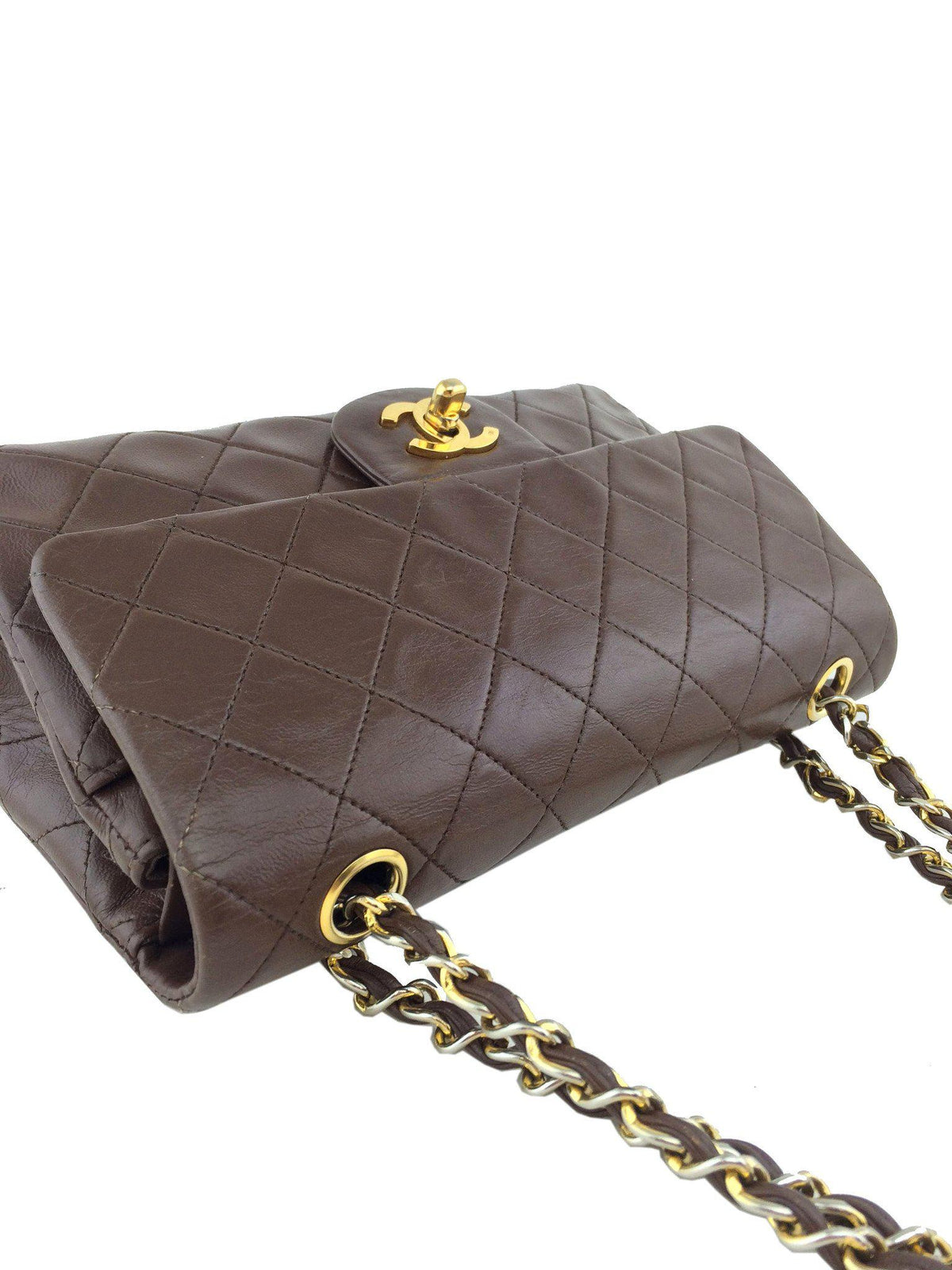 Chanel Quilted Lambskin Small Classic Double Flap Bag - image 8