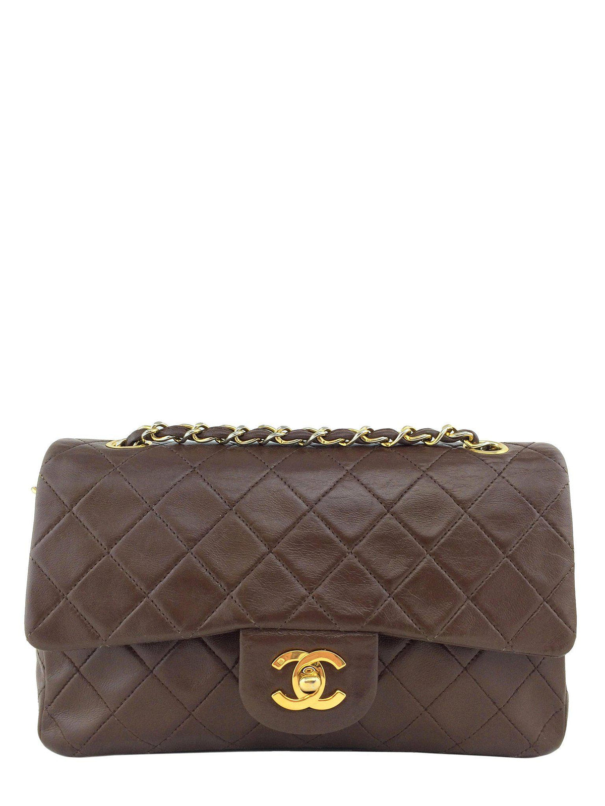 Chanel Quilted Lambskin Small Classic Double Flap Bag - image 1