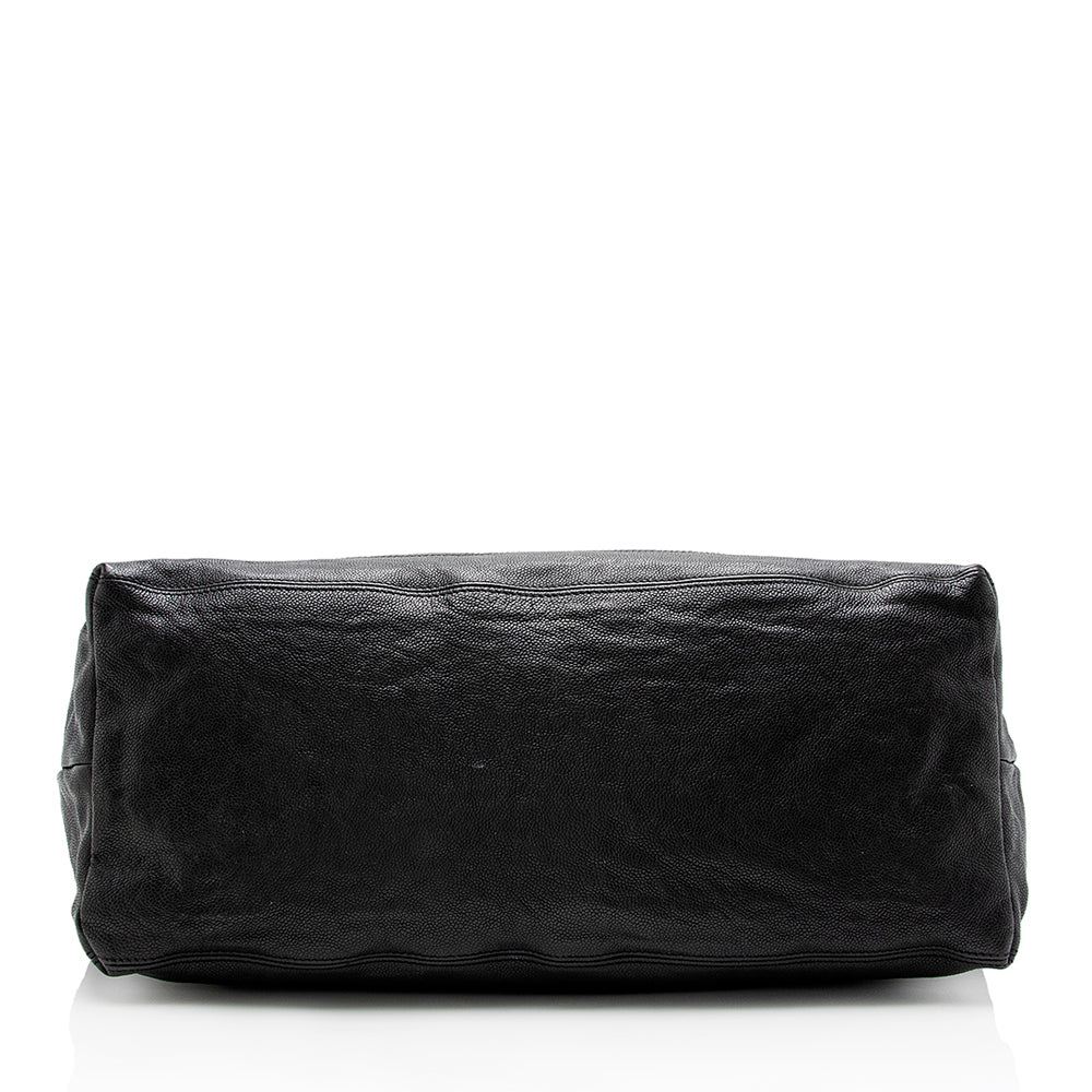 Chanel Quilted Leather CC Charm Hobo - image 4