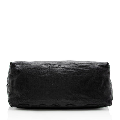 Chanel Quilted Leather CC Charm Hobo - image 4