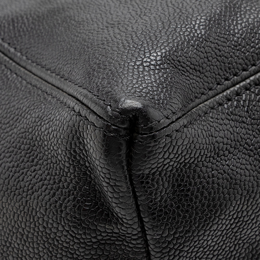 Chanel Quilted Leather CC Charm Hobo - image 13