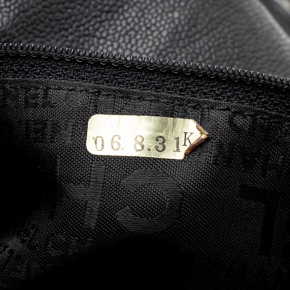 Chanel Quilted Leather CC Charm Hobo - image 10